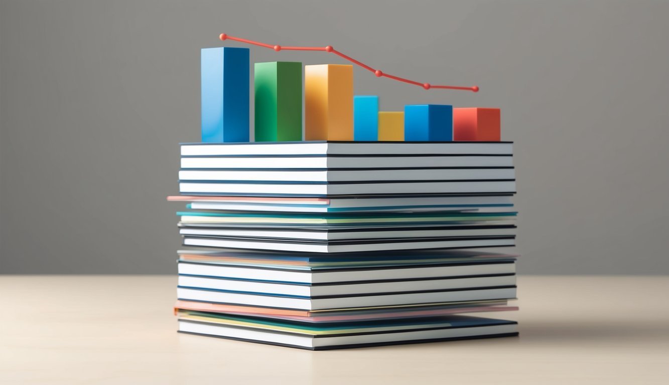 A stack of bar graphs and charts representing various career outcomes and statistics for CNM programs