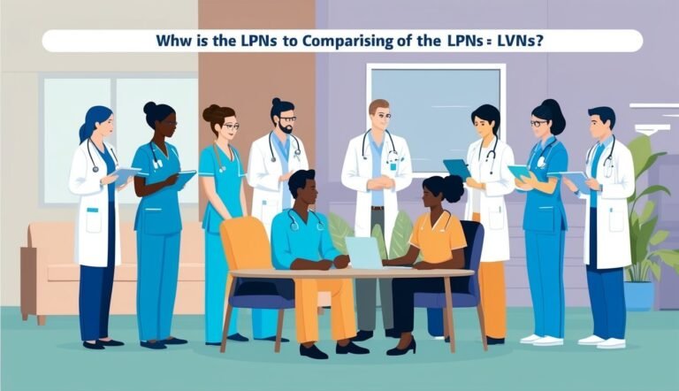 Group of medical professionals in a meeting, discussing LPNs and LVNs