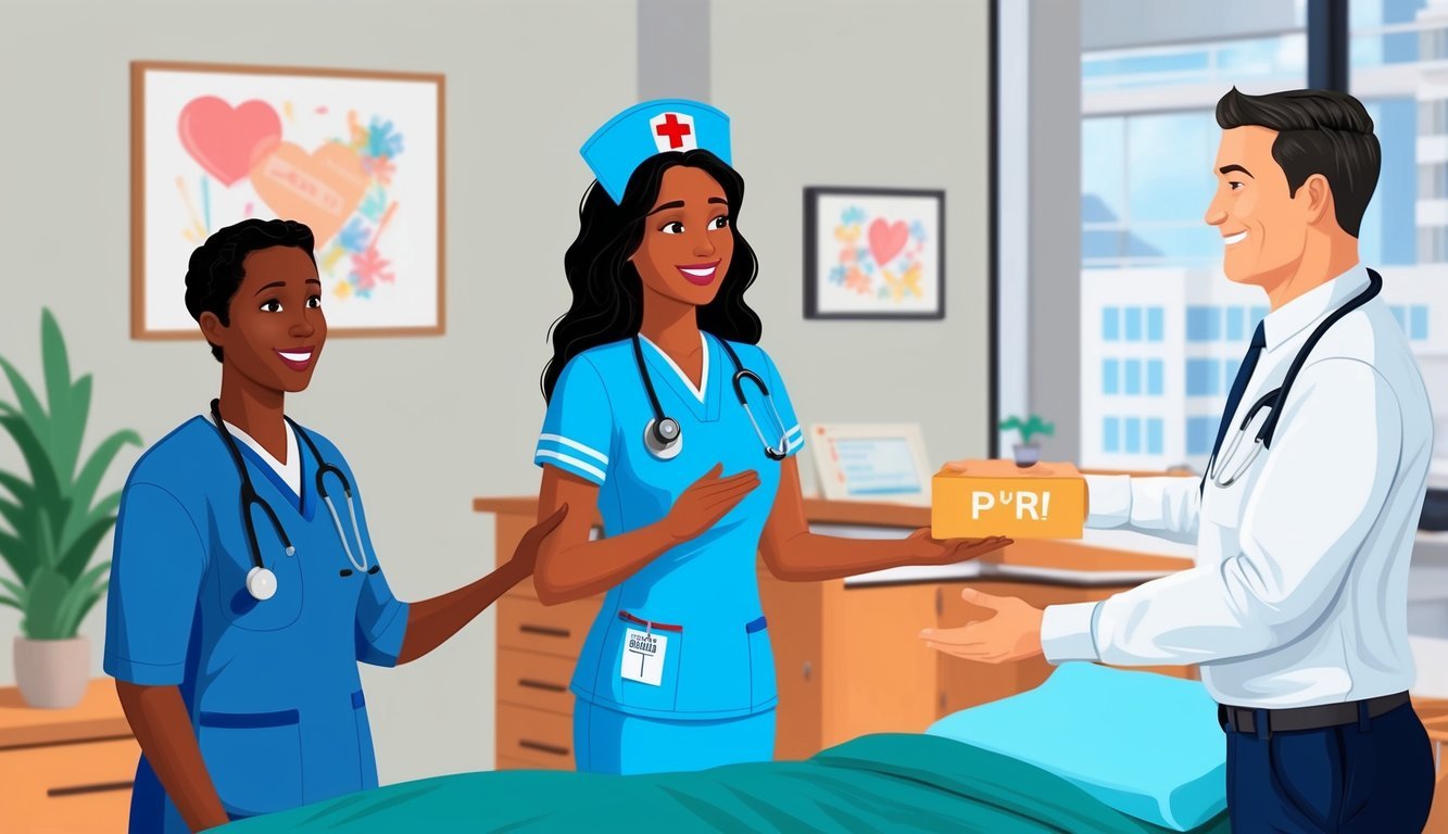 A cvicu nurse receiving a raise and promotion offer from hospital management