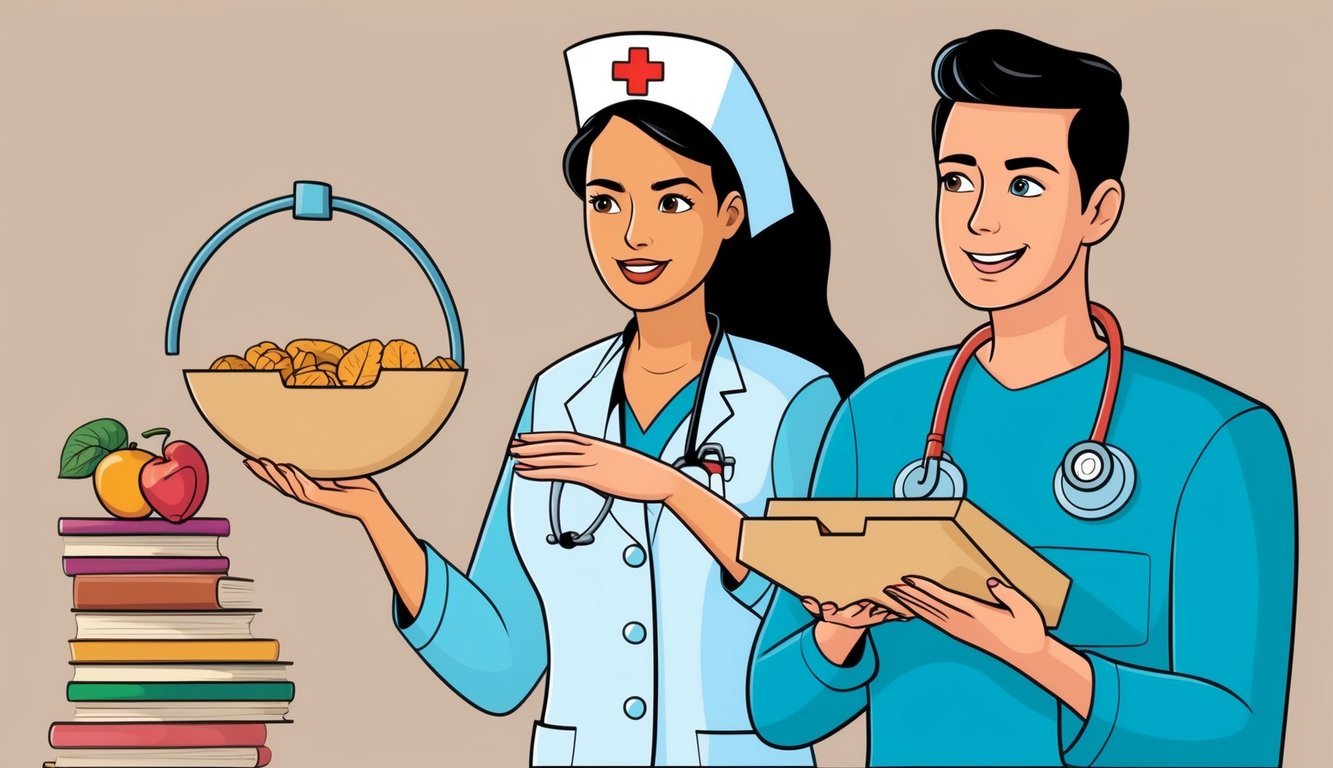 A nurse weighing the benefits and drawbacks of their profession
